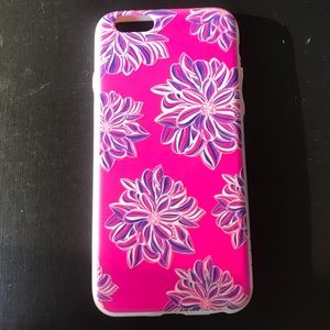 Custom iPhone 6 pink flowered case